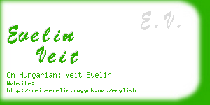 evelin veit business card